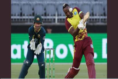West Indies Cricket Team VS Australian Men’s Cricket Team Match Scorecard