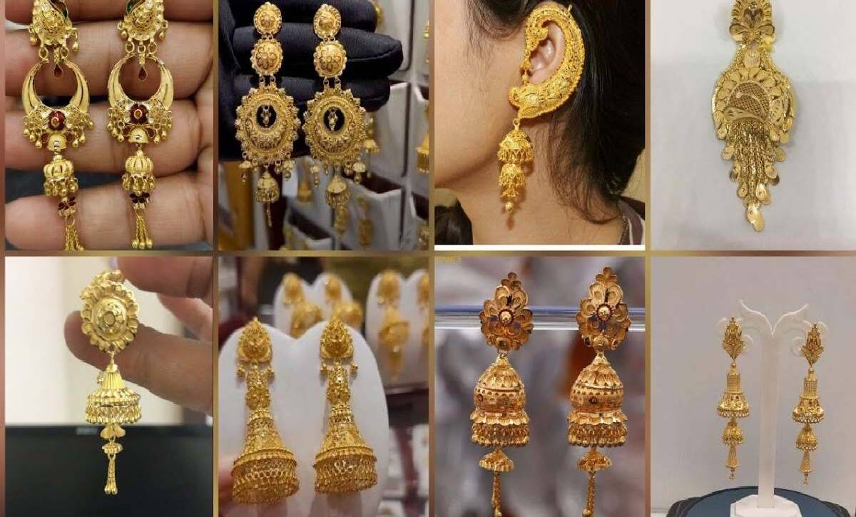 Latest Gold Jhumka Designs 2020