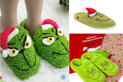 grinch slippers